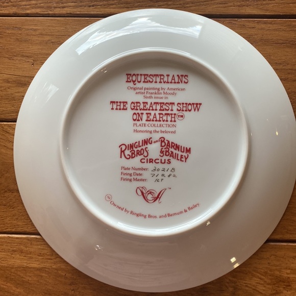 The Greatest Show on Earth The Equestrians Plate. - Picture 2 of 5